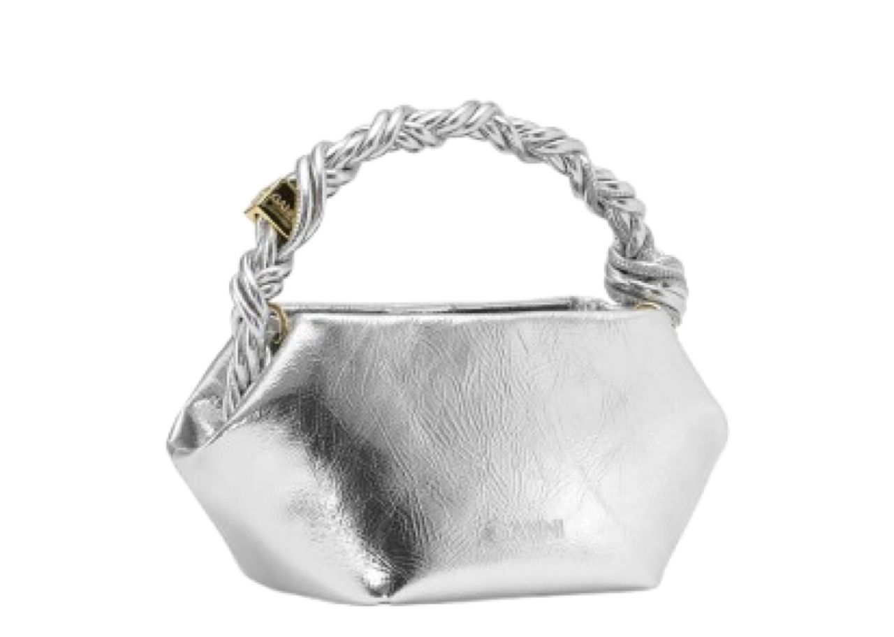 Ganni Mini Bou Bag Silver - photo 2