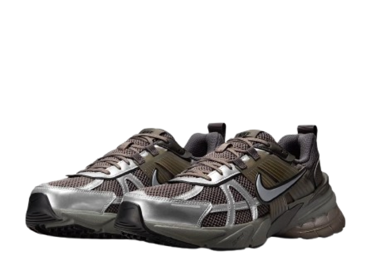 Nike V2K Run Cave Stone Flat Pewter Medium Ash Metallic Silver - photo 2