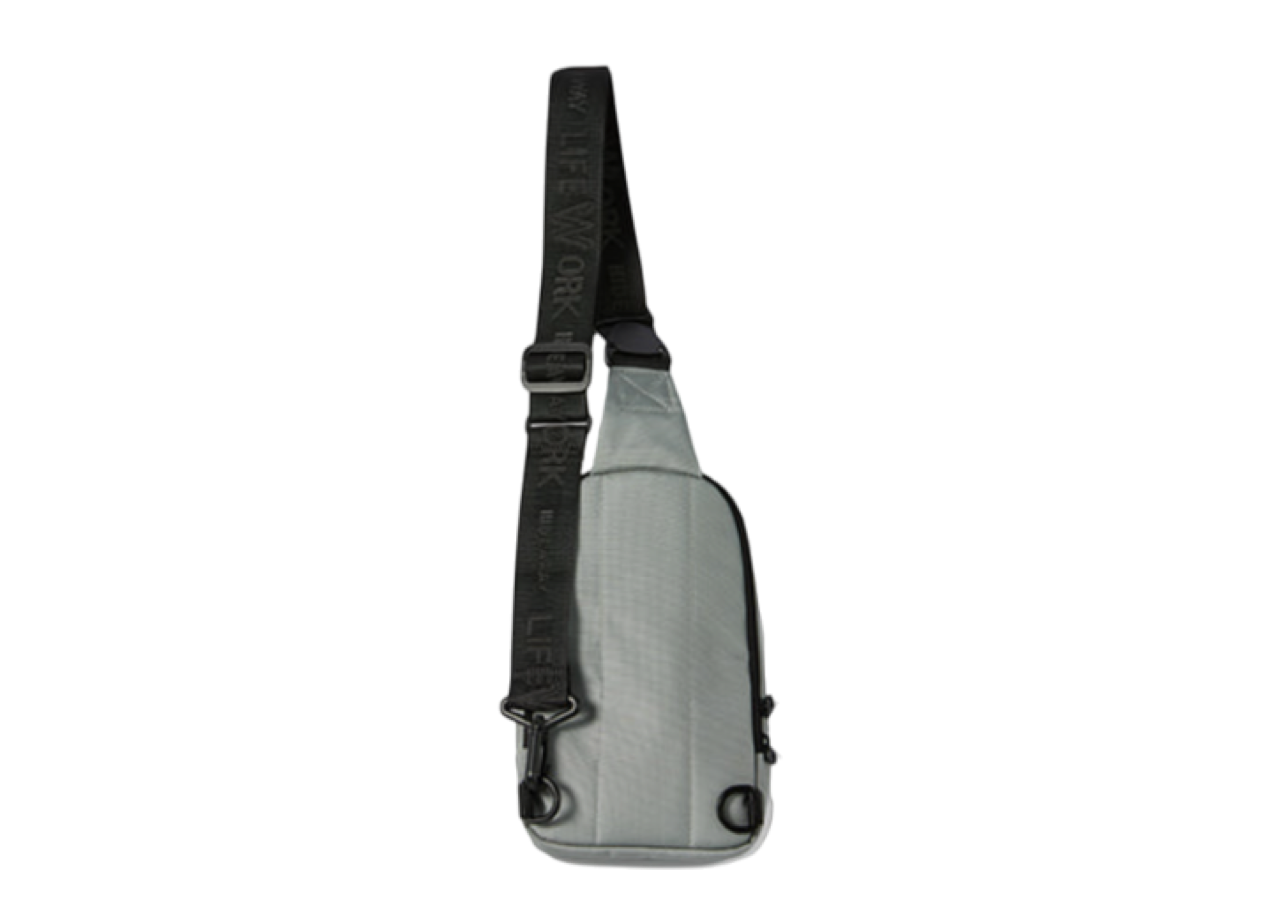 Lifework Logo Embroidered Mini Slingback Grey - photo 2
