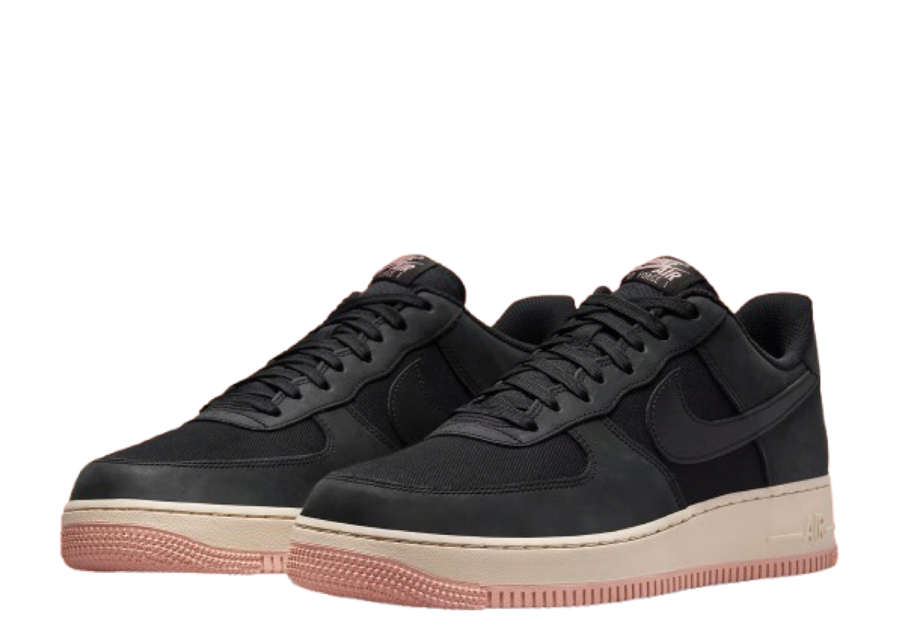 Nike Air Force 1 Low 07 LX Black Red Stardust - photo 2
