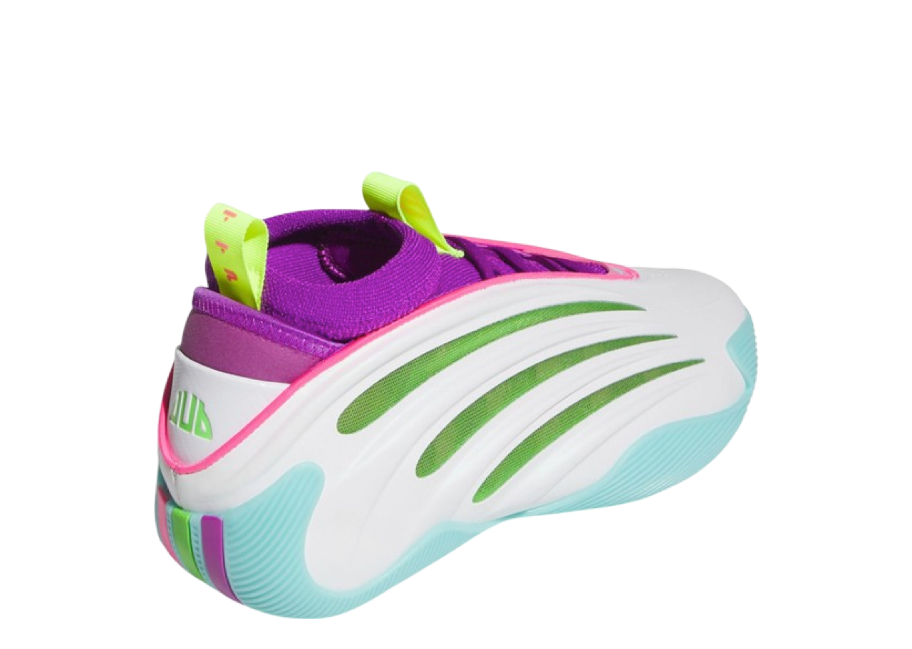 Adidas Harden Vol. 9 Jalen Williams White Lucid Lime Pink - photo 3