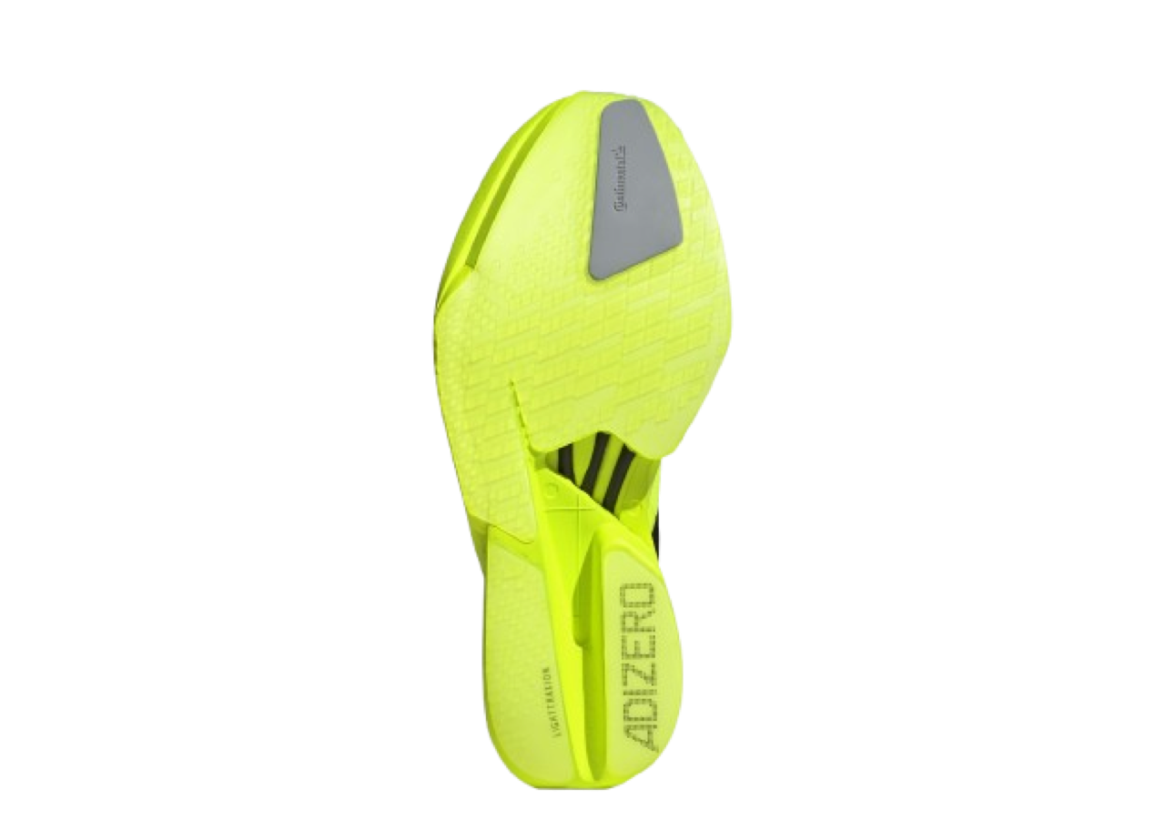 Adidas Adizero Adios Pro 4 Lucid Lemon Black - photo 3