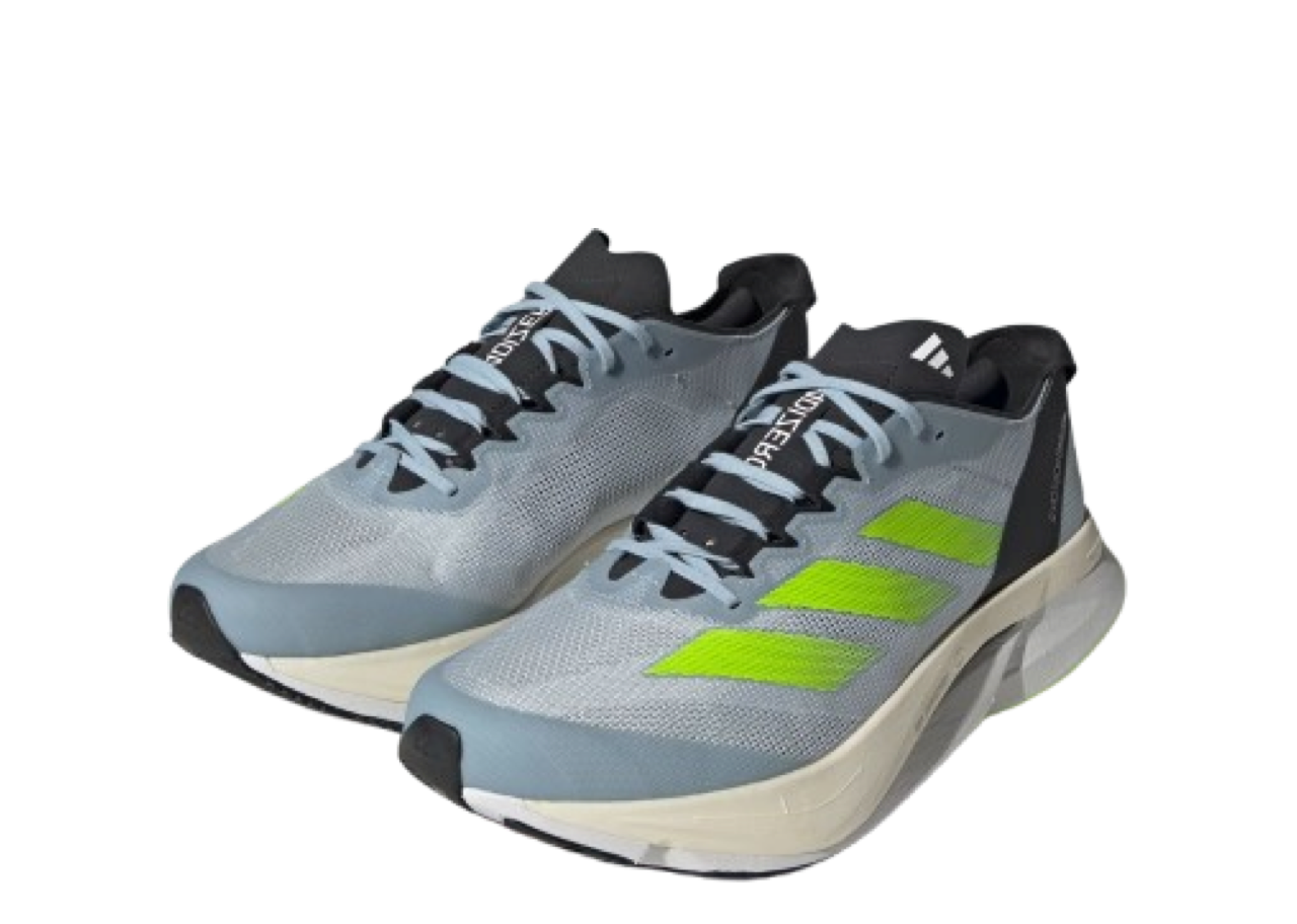 Adidas Adizero Boston 12 Wonder Blue Lucid Lemon Carbon - photo 2