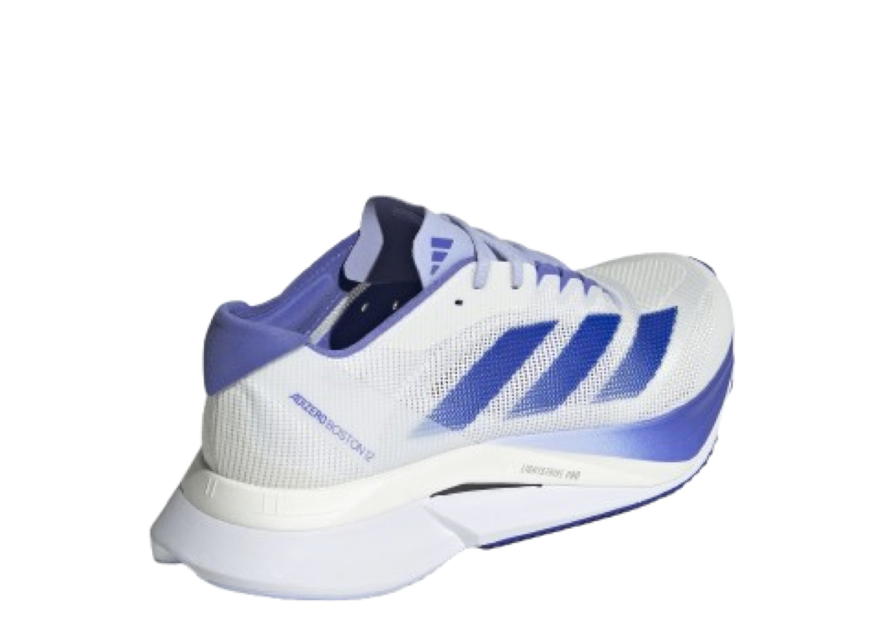 Adidas Adizero Boston 12 Cloud White Lucid Blue Cobalt Blue (Women's) - photo 3