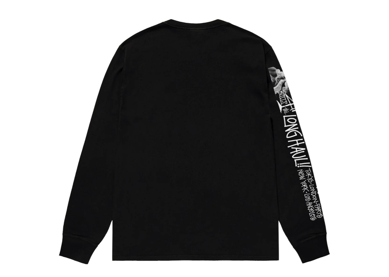 Stussy Long Haul LS Tee Black - photo 2