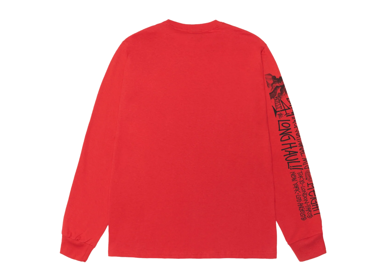 Stussy Long Haul LS Tee Cayenne - photo 2
