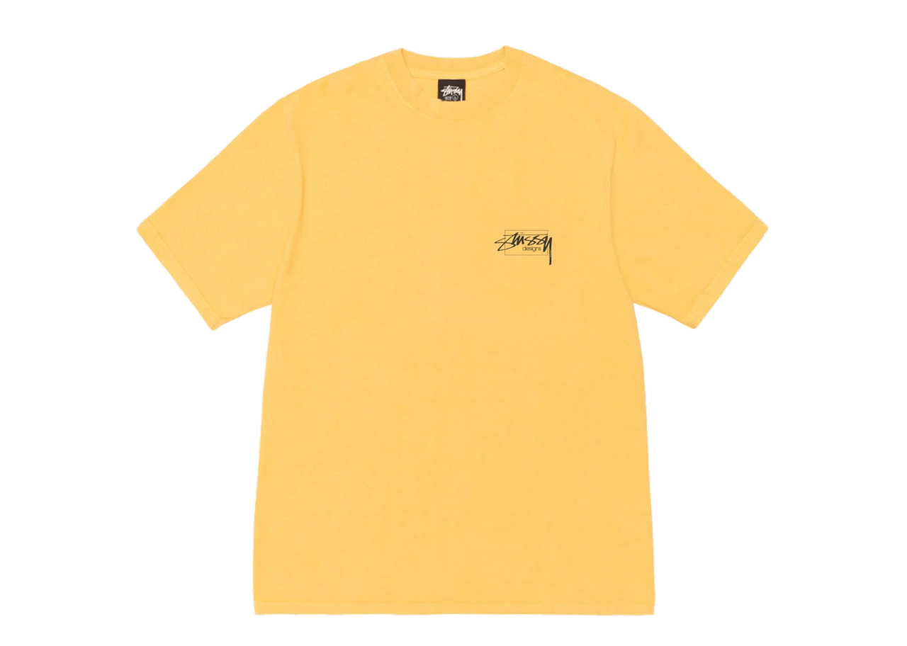 Stussy Modern Age Tee Pigment Dyed Yellow - photo 2