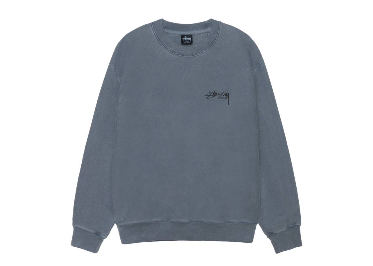 Stussy Modern Age Crew Pigment Dyed Navy - photo 2