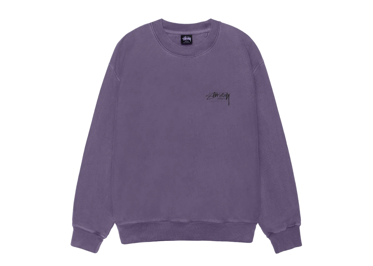 Stussy Modern Age Crew Pigment Dyed Grape - photo 2