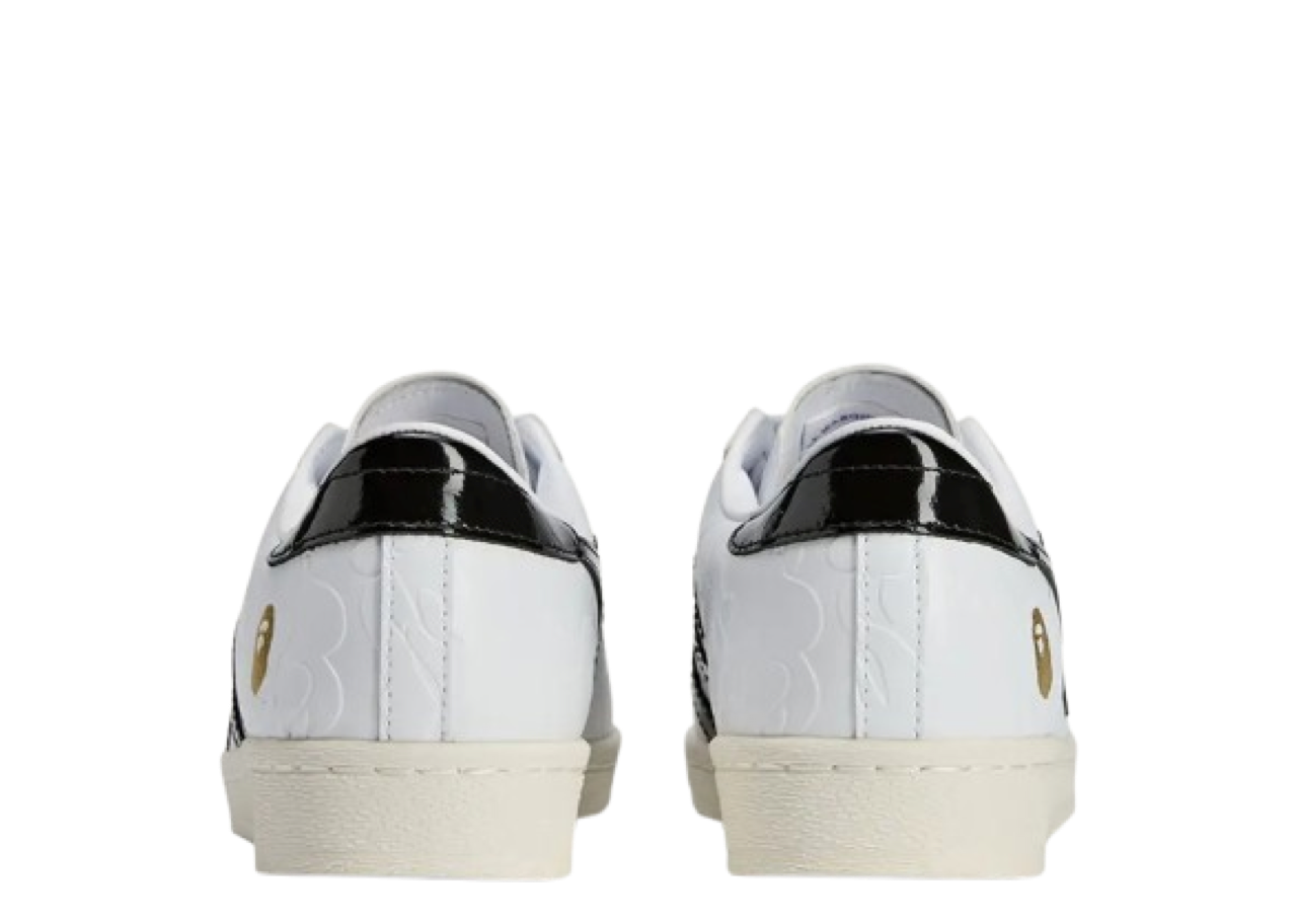 Adidas Superstar Vintage Bape White Black - photo 3