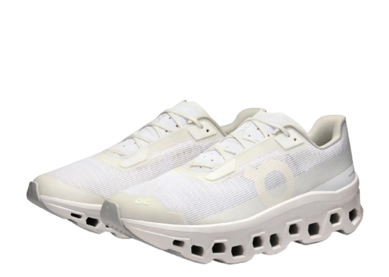 On Running Cloudmonster Void All White - photo 2