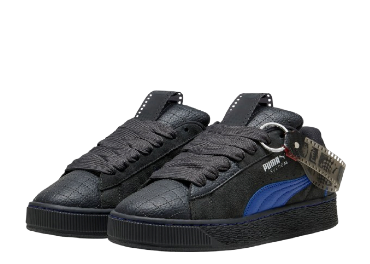Puma Suede XL Formula 1 75 Years Hero Pack Black Vivid Blue - photo 2