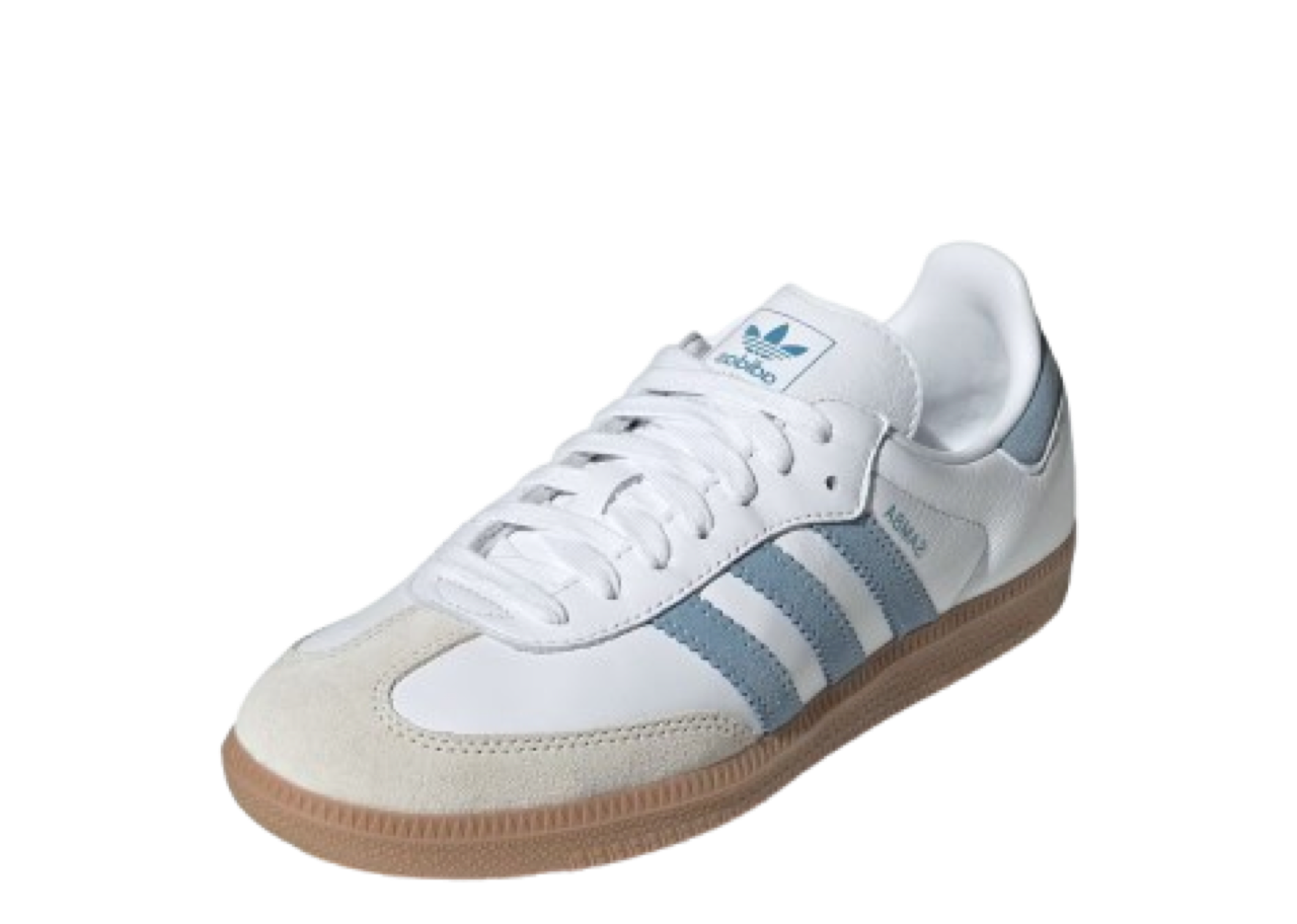 Adidas Samba OG White Alumina Ash Blue (Women's) - photo 2