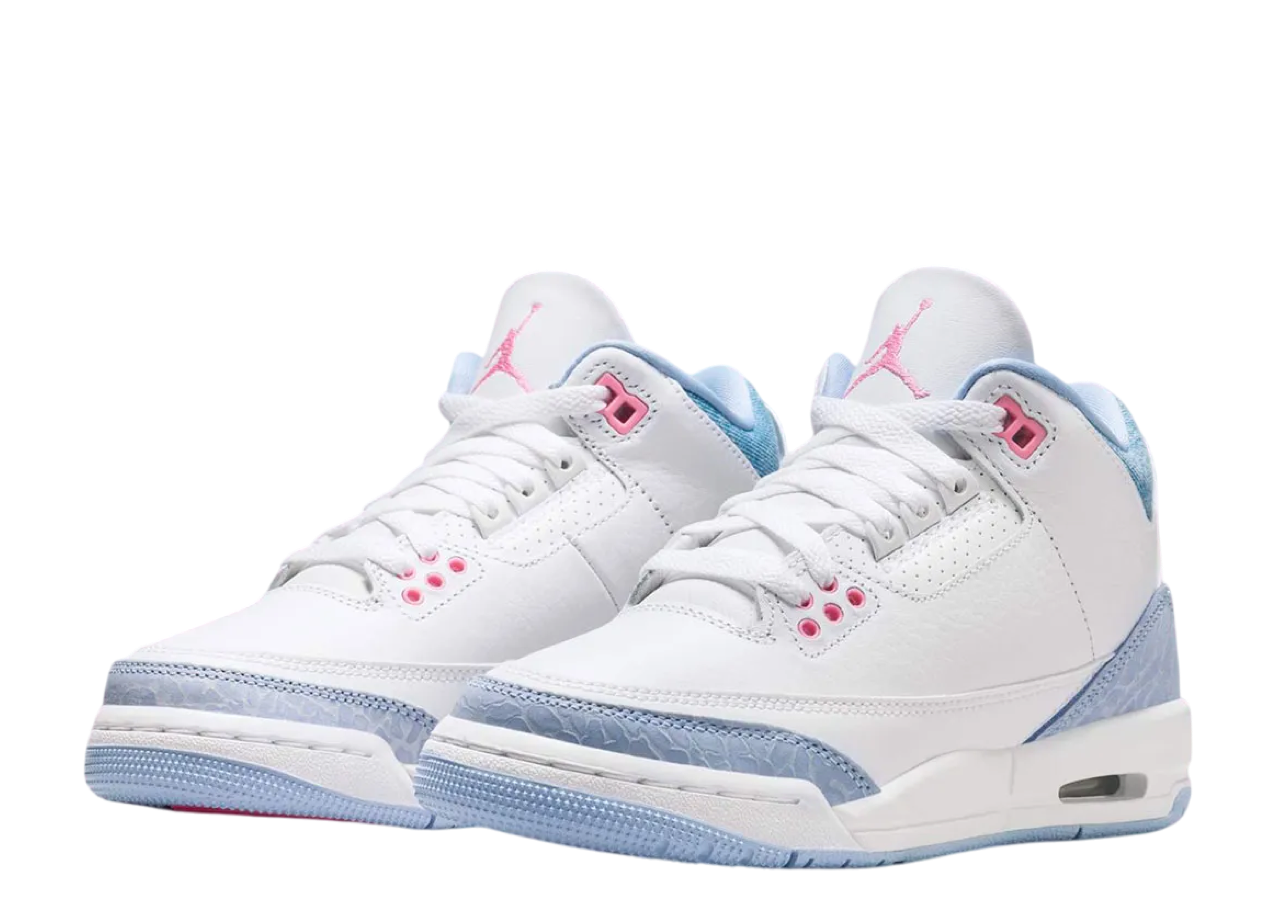 Air Jordan 3 Retro White Cobalt Bliss (Grade School) - photo 2