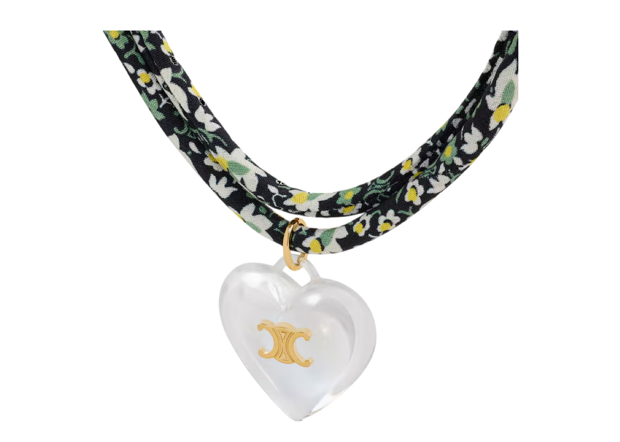 Celine Cœur Triomphe Necklace In Silk - photo 3