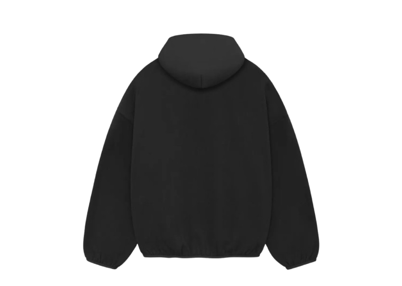 Fear of God Essentials Nylon Fleece Hoodie Black - photo 2