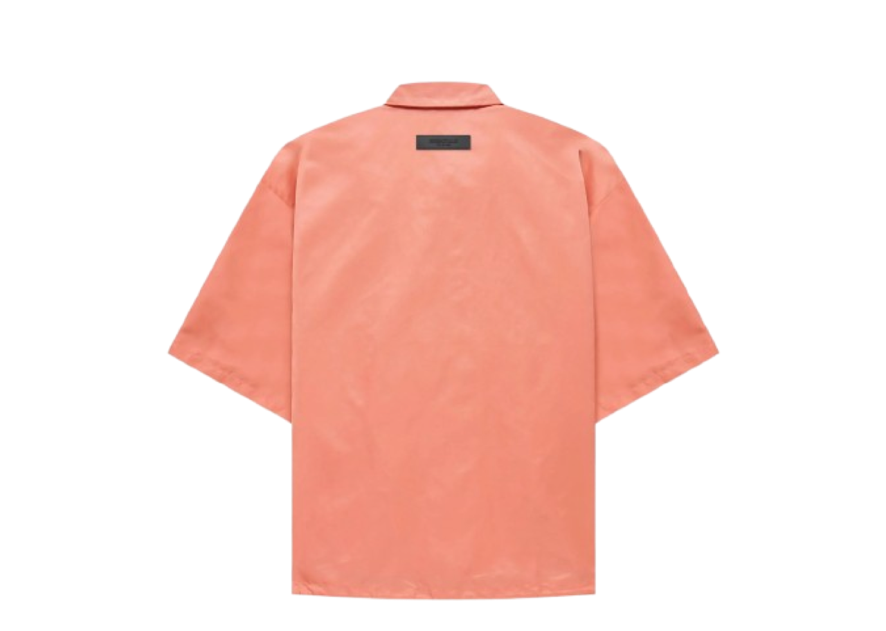 Fear of God Essentials FW22 Nylon Shirt Coral - photo 2