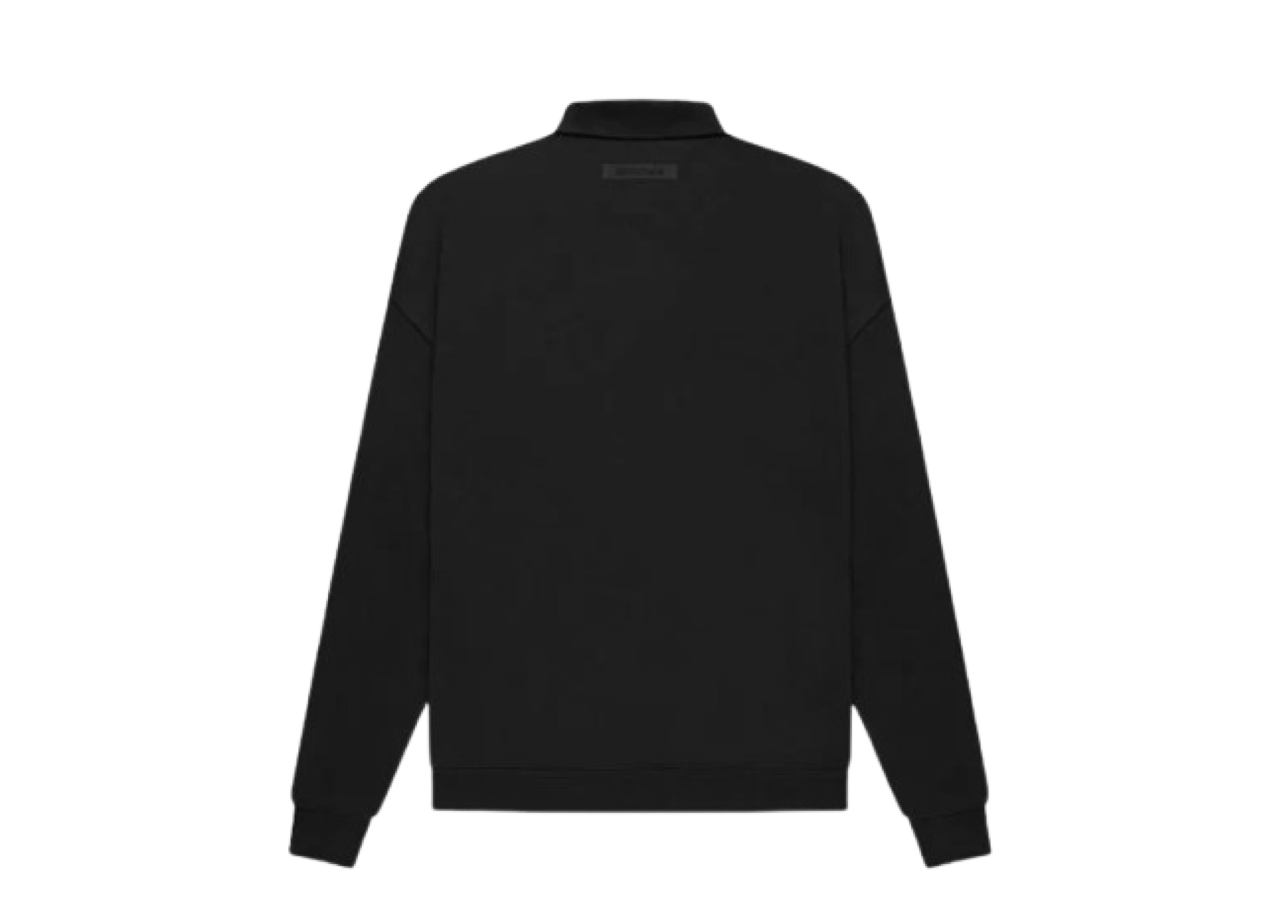 Fear of God Essentials FW21 Long Sleeve Polo Shirt Stretch Limo - photo 2