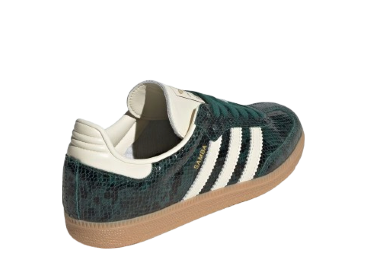 Adidas Samba OG Black Cream White Collegiate Green - photo 3