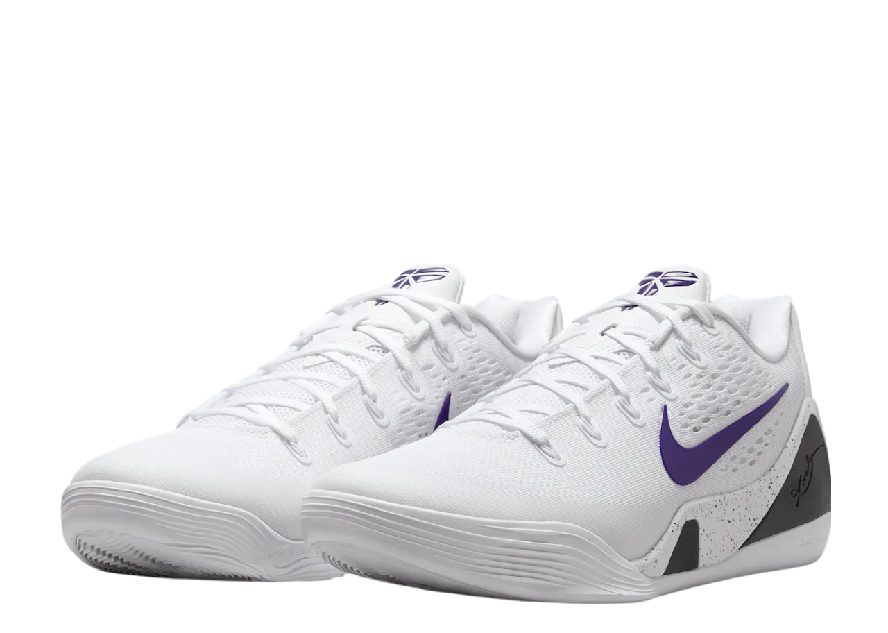 Nike Kobe 9 Elite Low EM Protro White Court Purple - photo 2