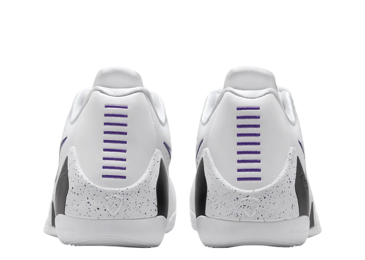 Nike Kobe 9 Elite Low EM Protro White Court Purple - photo 3