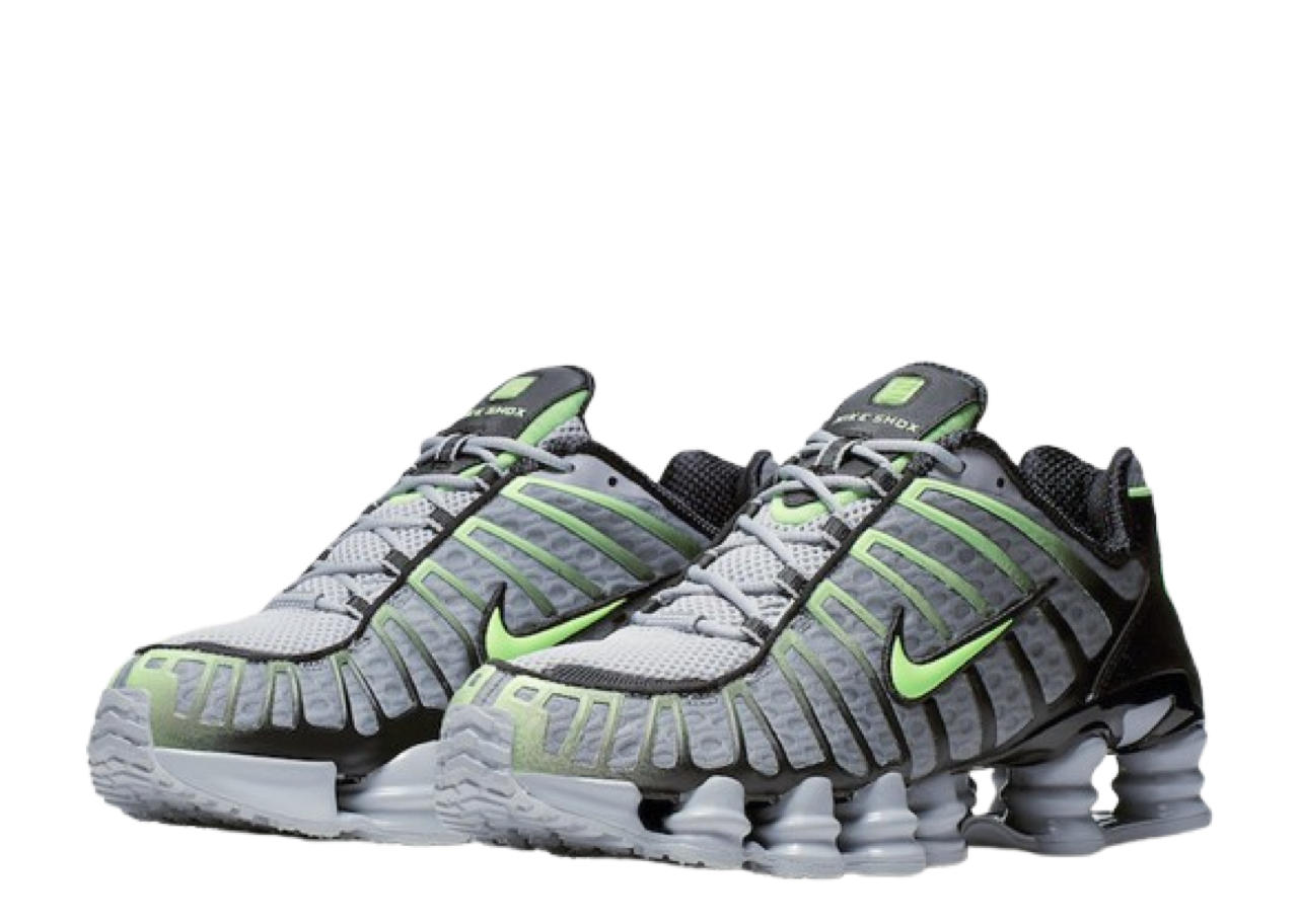 Nike Shox TL Wolf Grey Lime Blast - photo 2