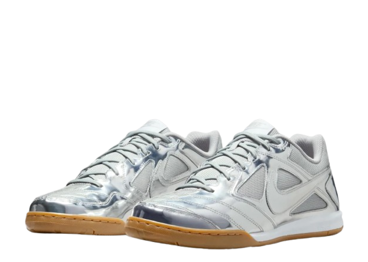 Nike Gato LV8 Metallic Silver White Gum Light Brown - photo 2