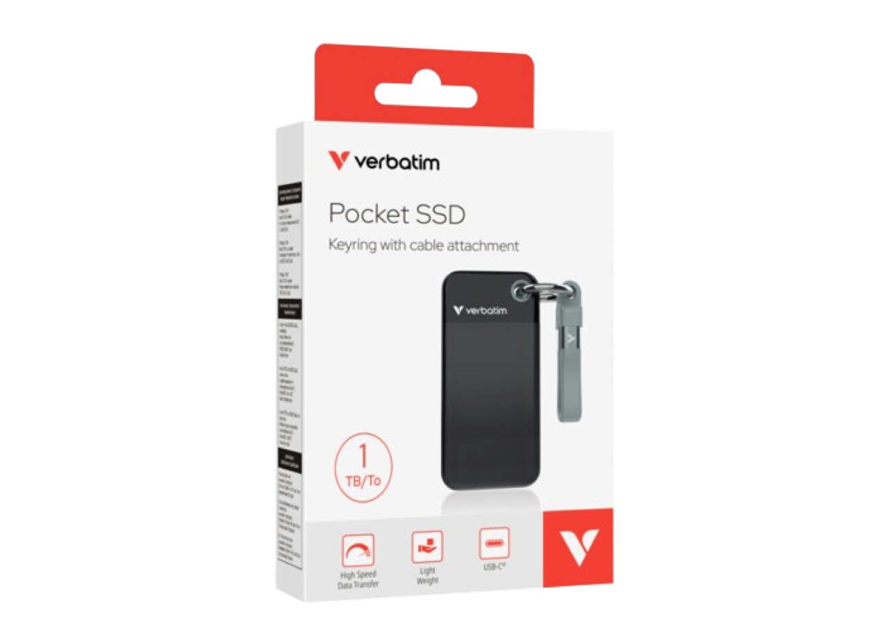 Verbatim Pocket SSD 1 TB / 1000 MB/s (Keyring with Cable Attachment) - photo 4