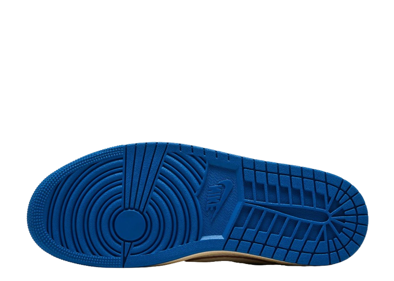 Air Jordan 1 Retro Low OG SP Fragment x Travis Scott Sail Military Blue - photo 4