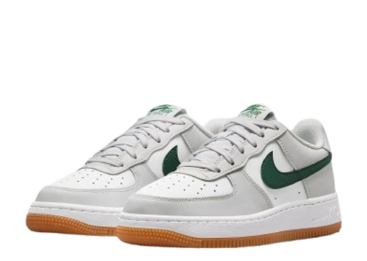 Nike Air Force 1 Low Photon Dust Fir Gum Medium Brown White (Grade School) - photo 2