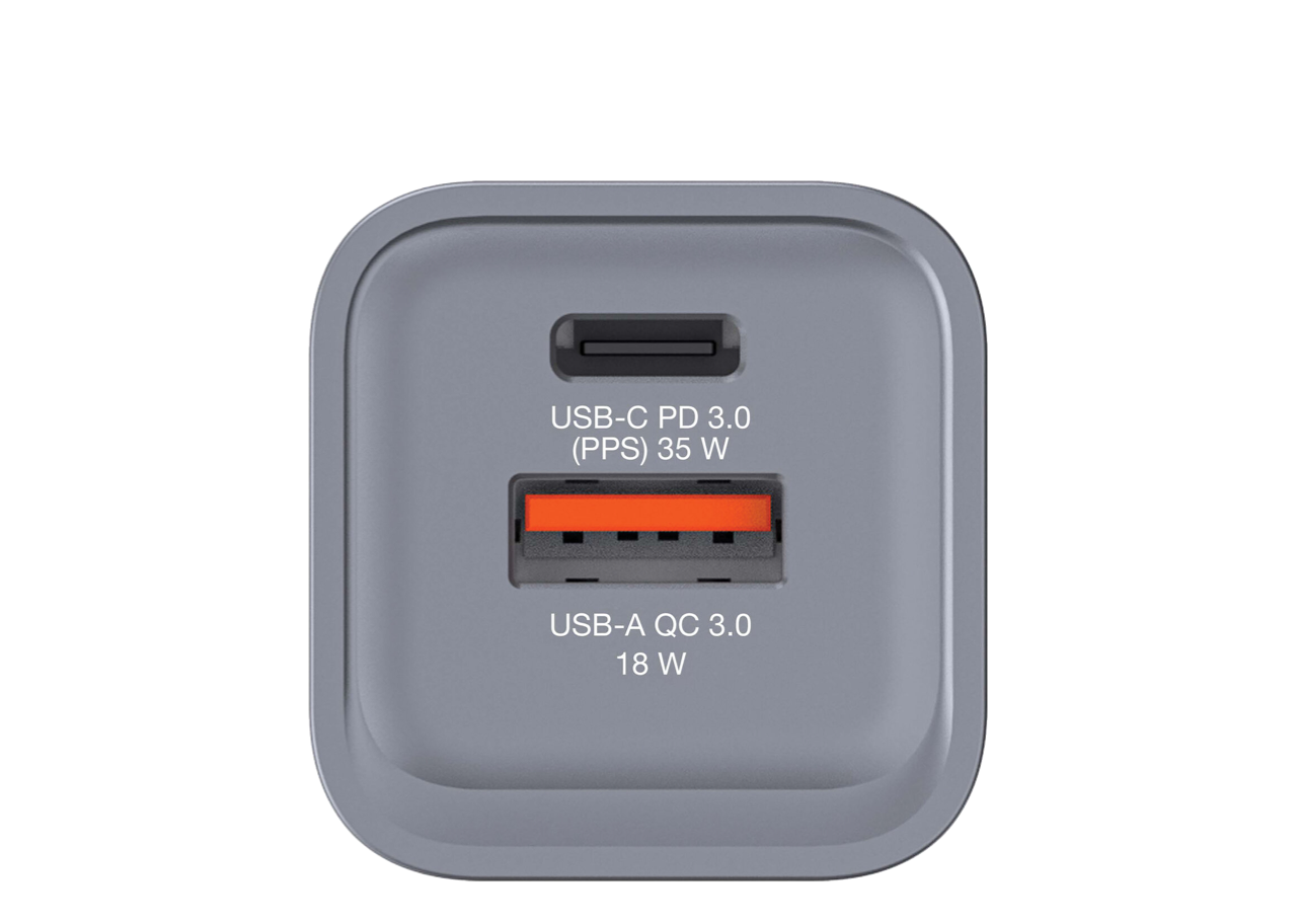 Verbatim 35W 2-Port GaN Wall Charger - photo 4
