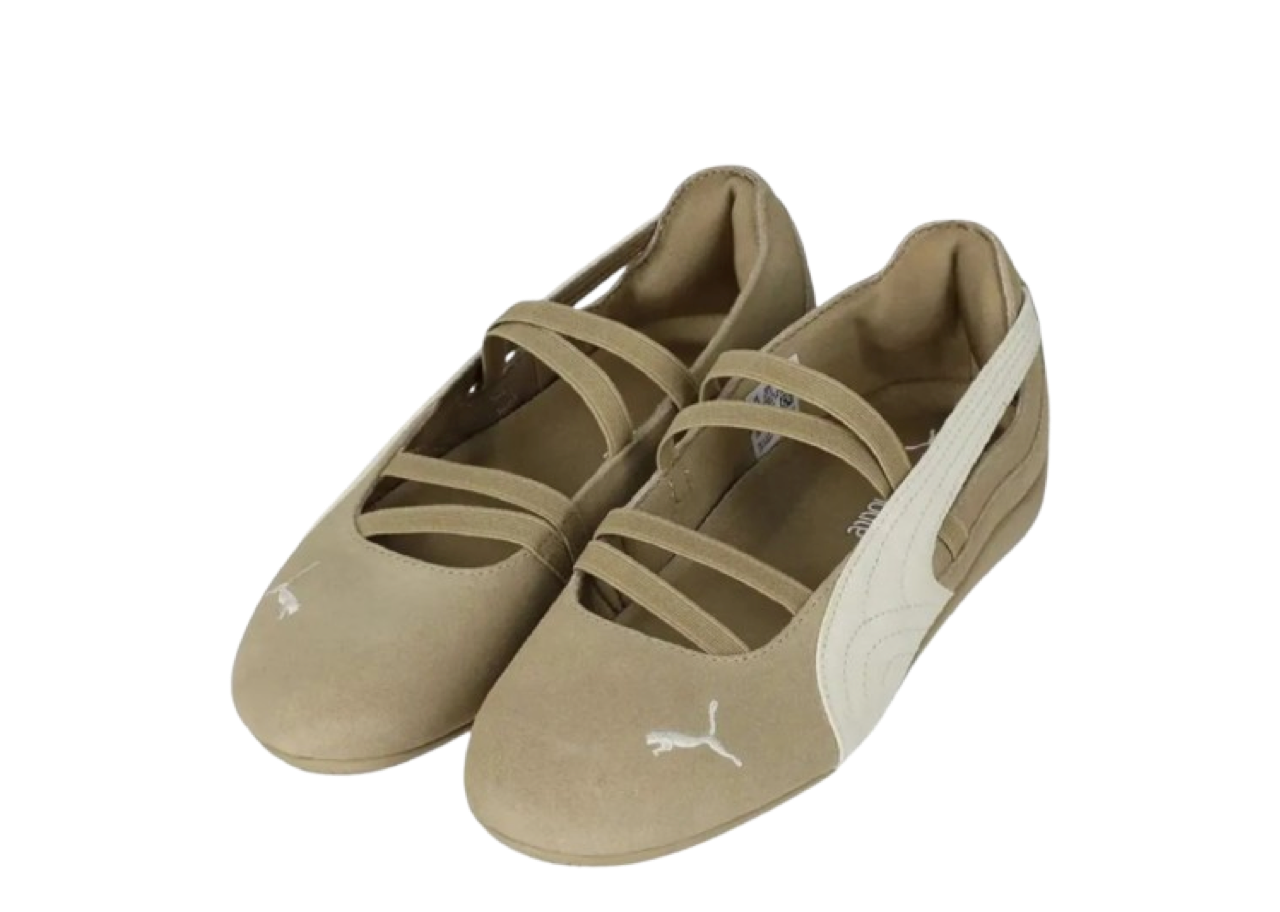 Puma Speedcat Ballet Suede Tan Warm White (Women's) - photo 2
