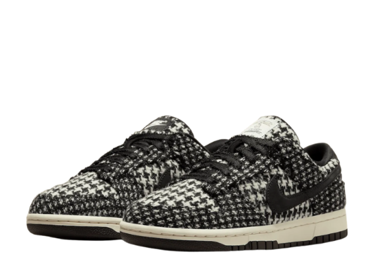 Nike Dunk Low Harris Tweed White Black Multi (Women's) - photo 2