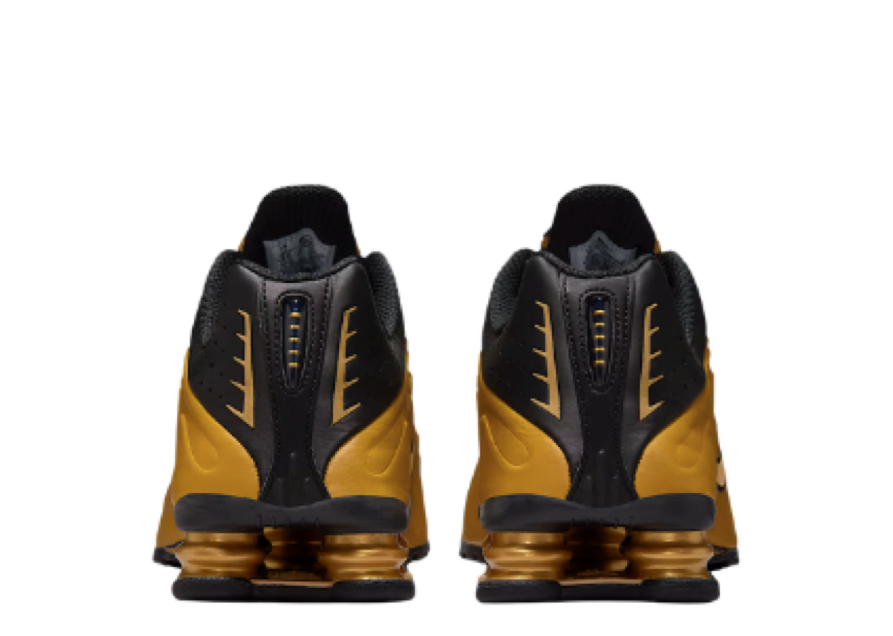 Nike Shox R4 Metallic Gold Black (2025) - photo 3
