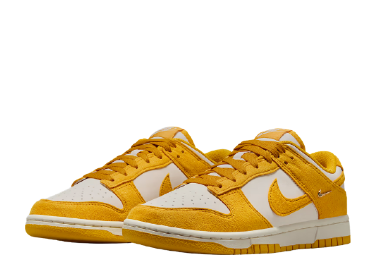Nike Dunk Low Pale Ivory Sail Metallic Gold Dark Sulphur (Women's) - photo 2