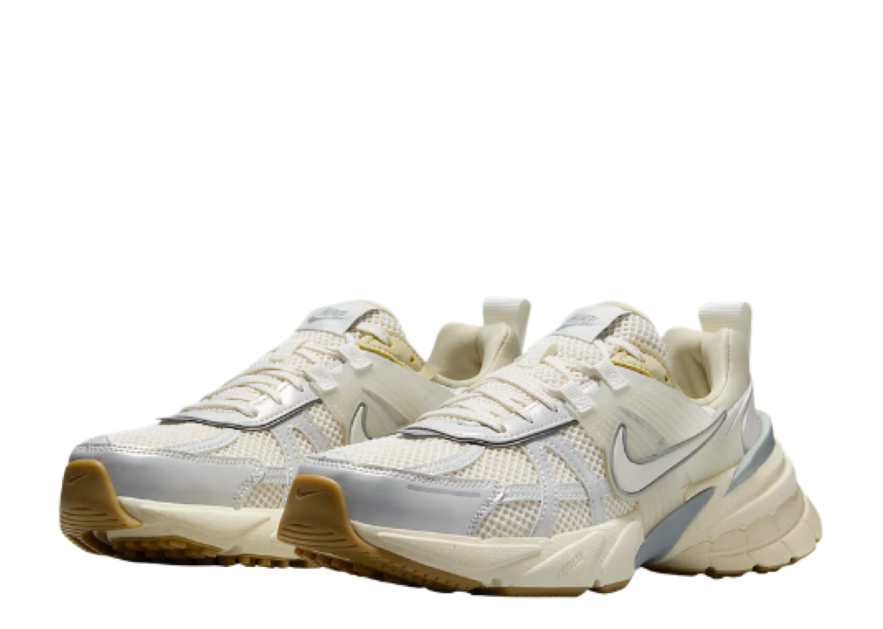 Nike V2K Run Sail Light Khaki Light Smoke Grey (Women's) - photo 2