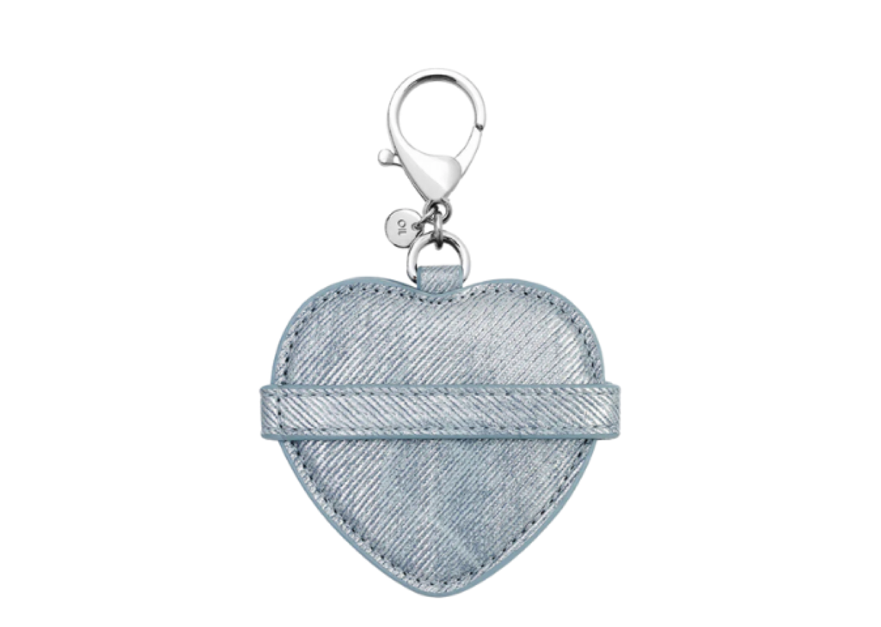 Stand Oil Belted Mirror Keyring Silver Denim - photo 3