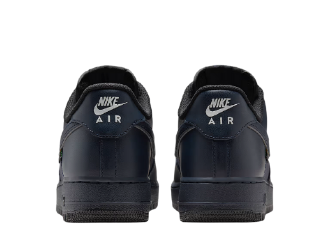 Nike Air Force 1 '07 LV8 Dark Obsidian Black Metallic Silver - photo 3