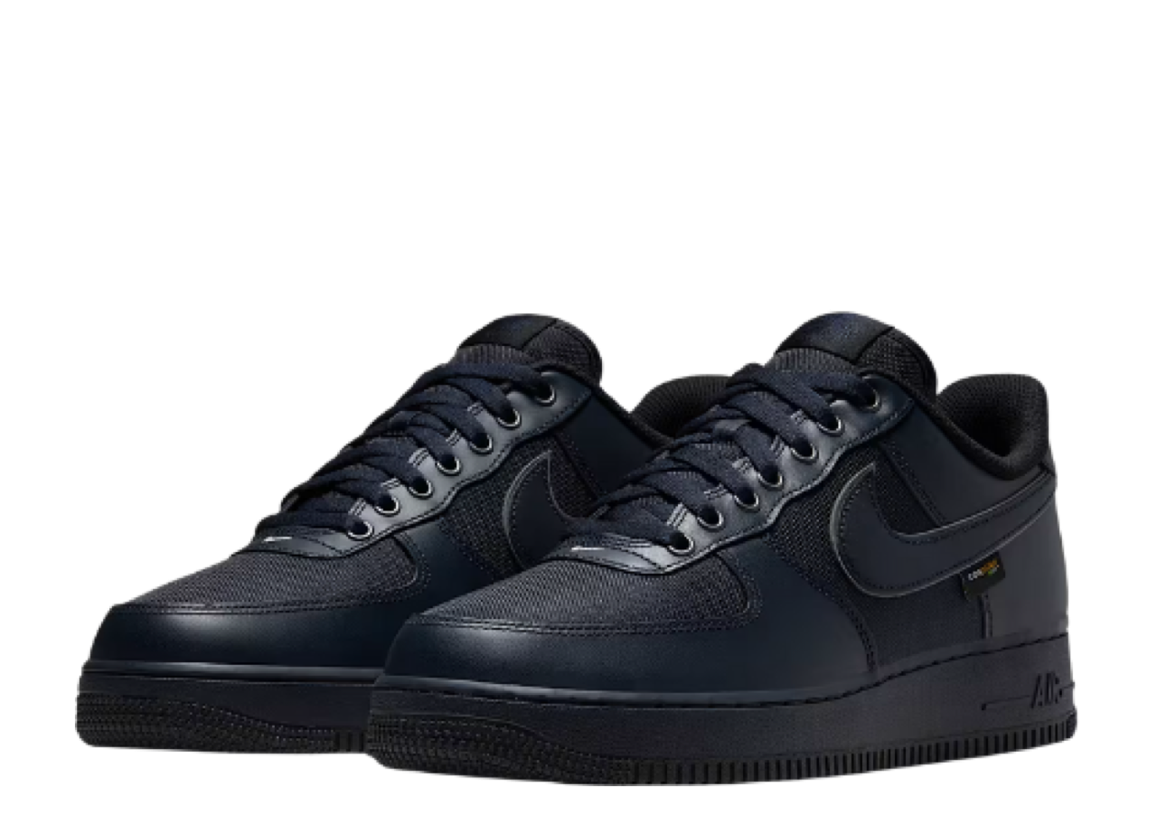 Nike Air Force 1 '07 LV8 Dark Obsidian Black Metallic Silver - photo 2