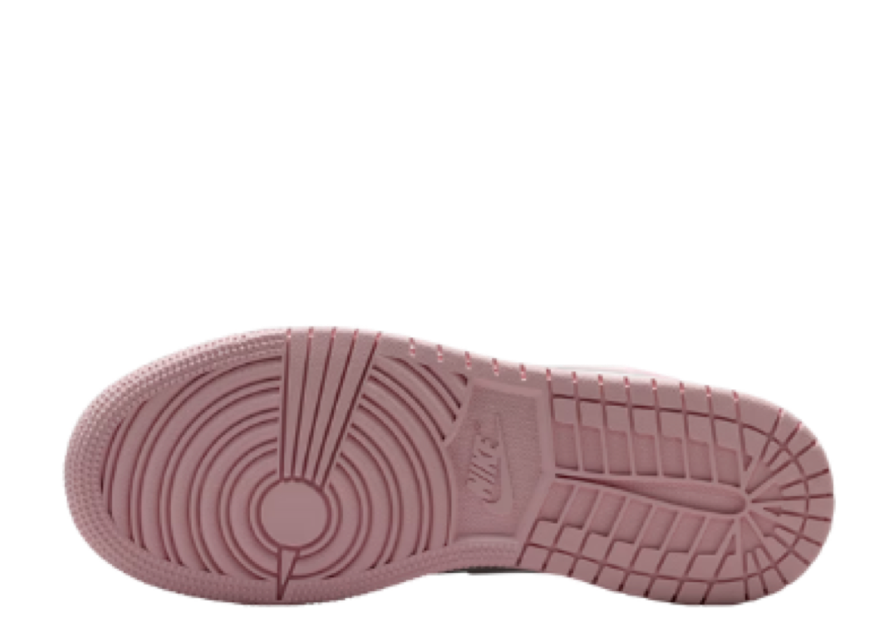 Air Jordan 1 Low Medium Soft Pink White (Grade School) - photo 4