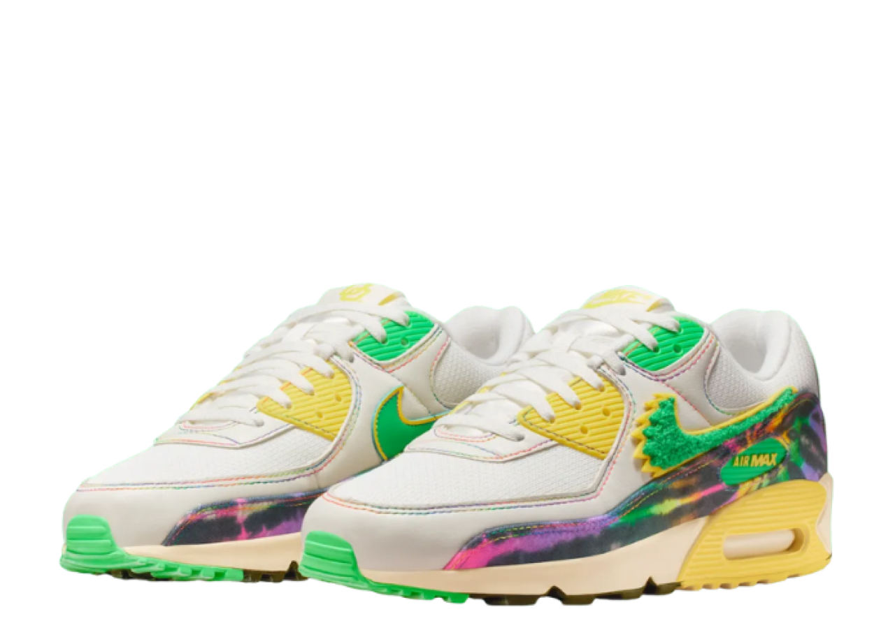 Nike Air Max 90 Grateful Dead University of Oregon Grateful Ducks Sail Green - photo 2