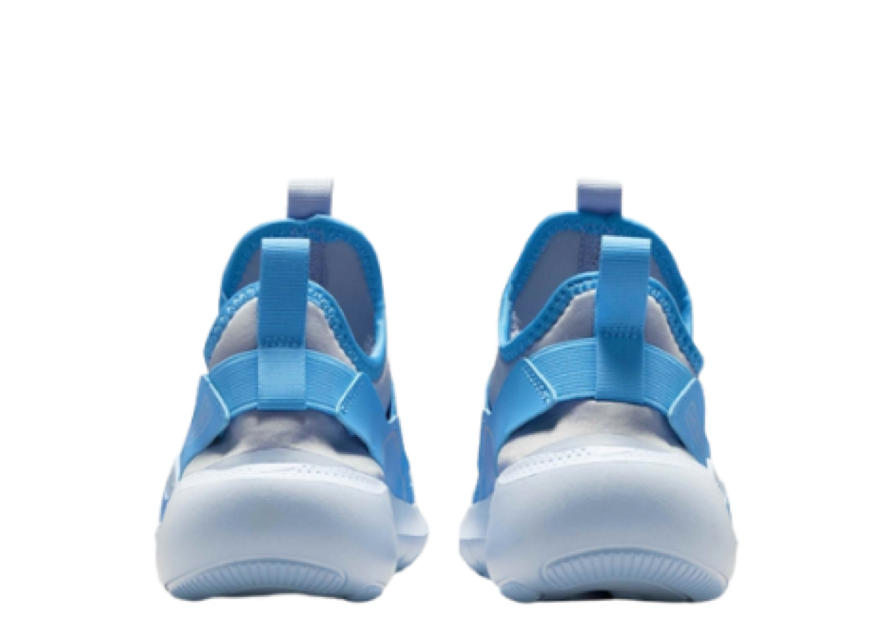 Nike Flex Runner 4 Ghost Football Grey University Blue (Grade School) - photo 3