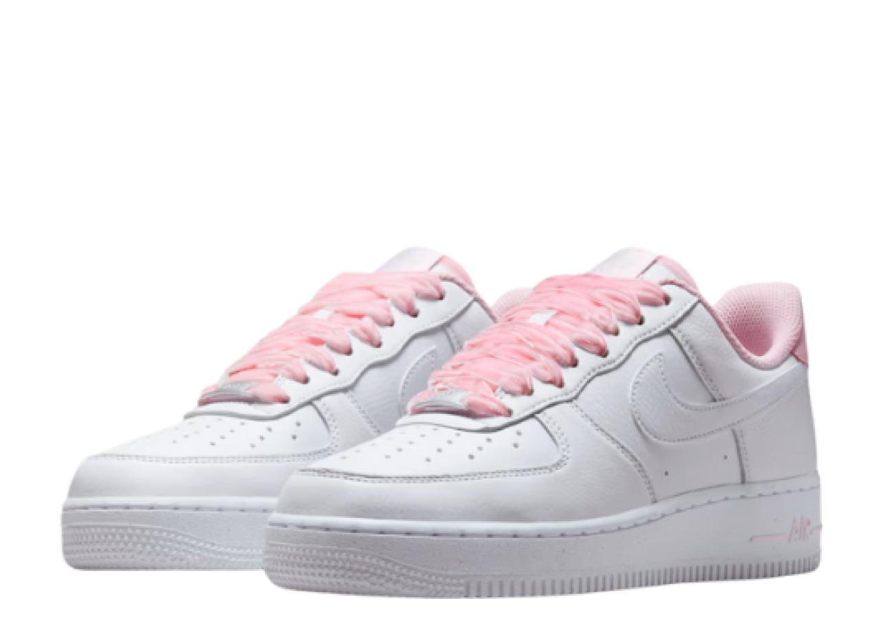 Nike Air Force 1 '07 Vintage Pink Foam Grey Fog White (Women's) - photo 2