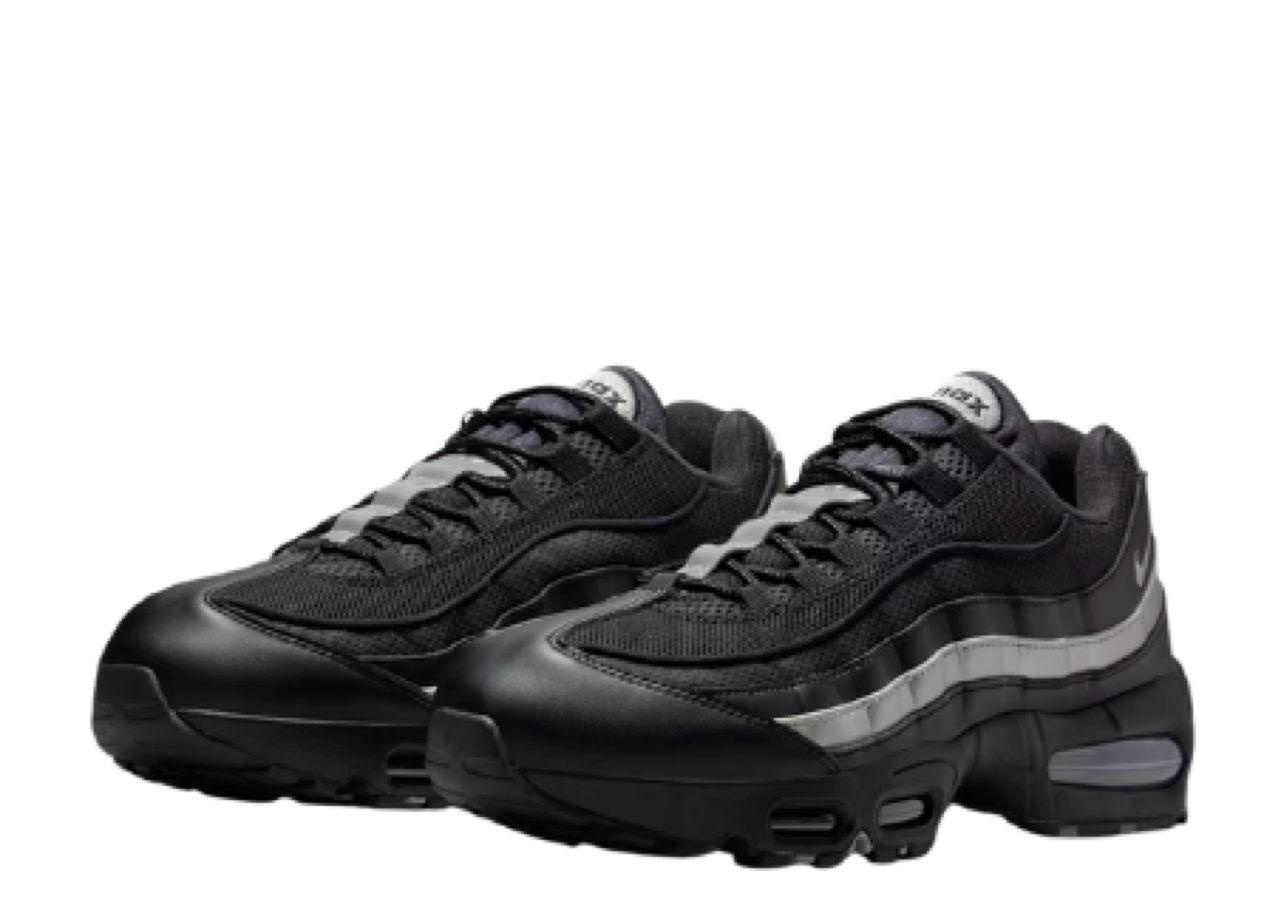 Nike Air Max 95 OG Big Bubble Black White Metallic Silver - photo 2