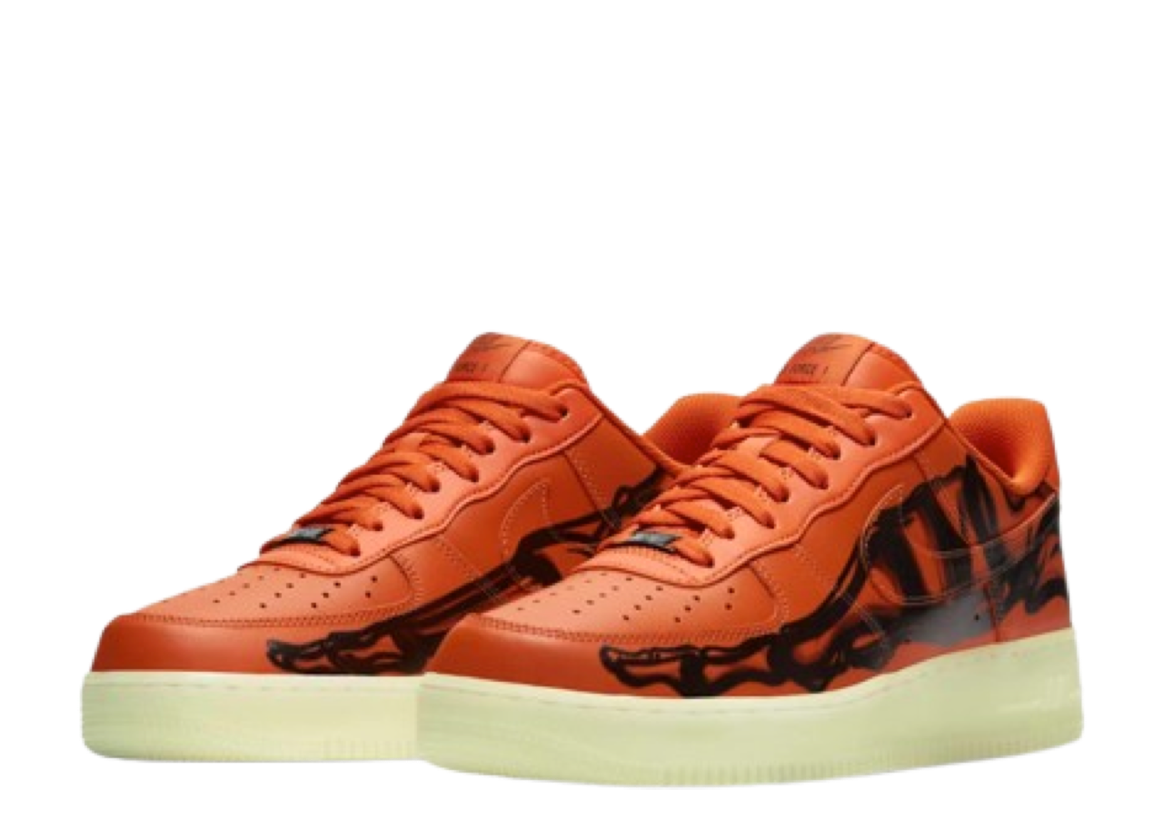 Nike Air Force 1 Low Orange Skeleton - photo 2