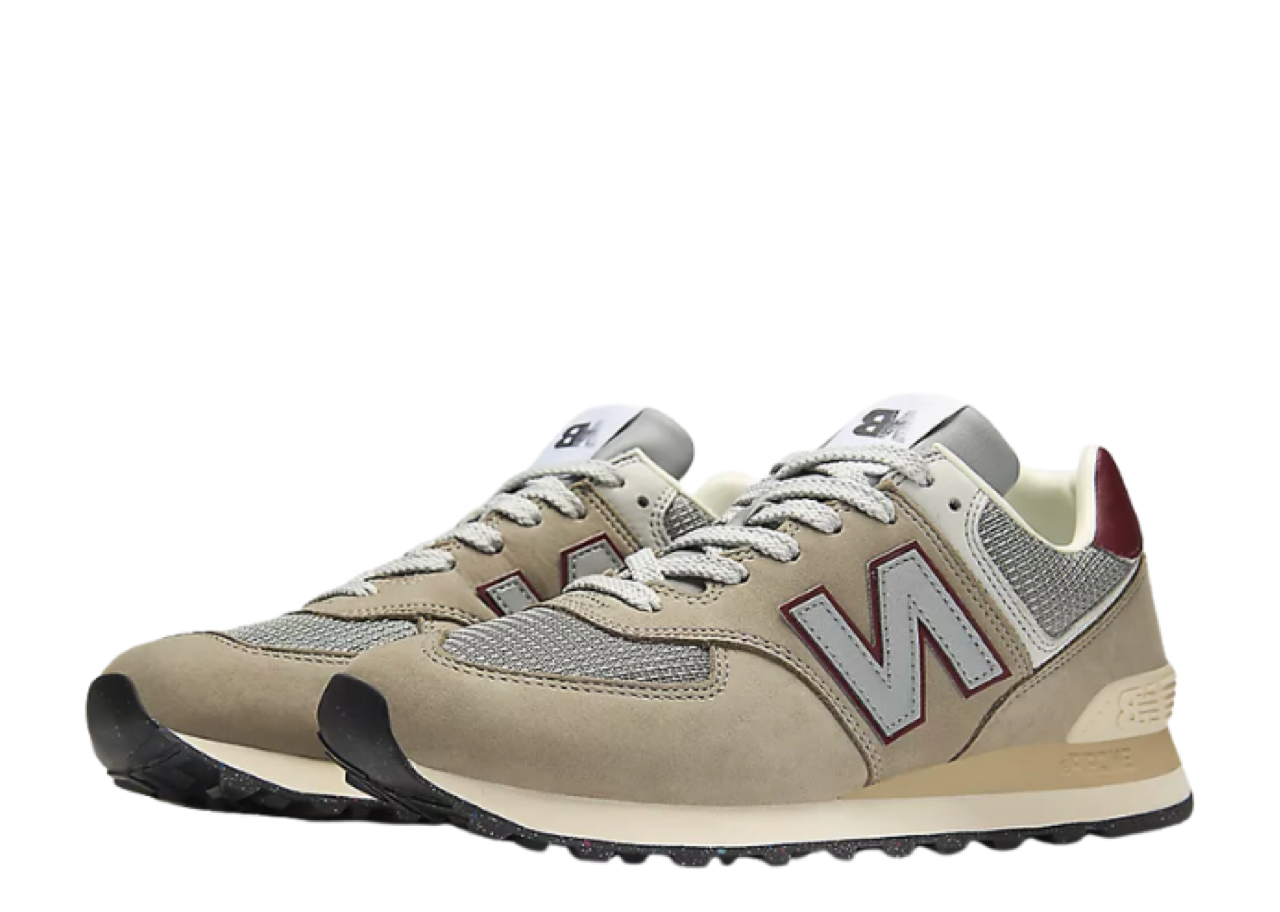 New Balance 574 Arid Stone Monarch Burgundy - photo 2