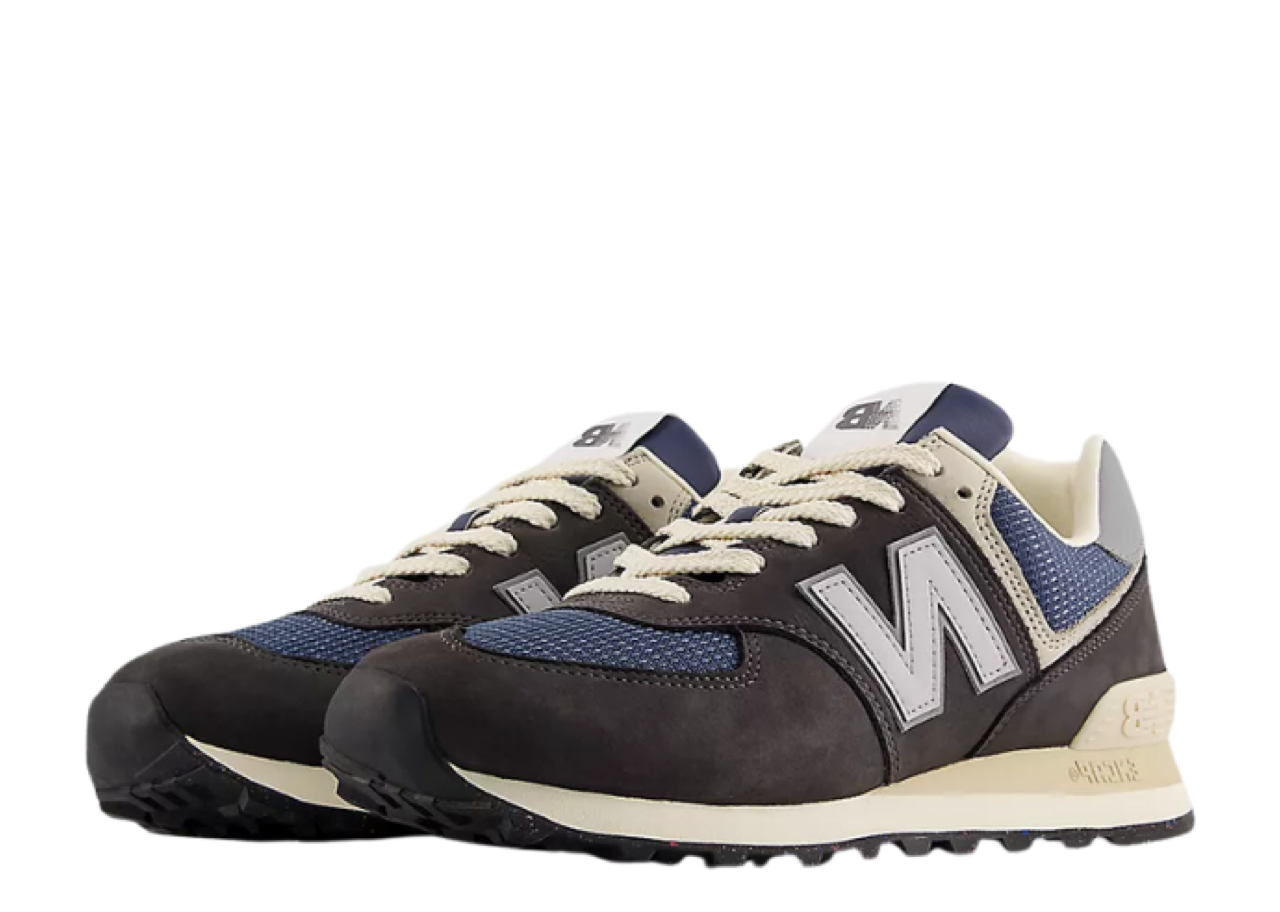 New Balance 574 Black Cement Slate Grey - photo 2