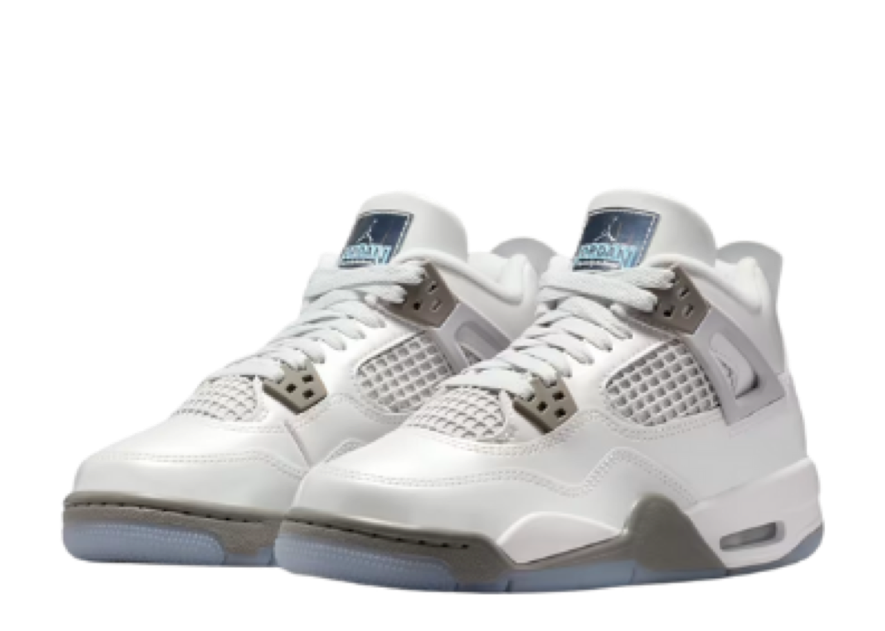 Air Jordan 4 Retro Photon Dust Blue Chill (Grade School) - photo 2