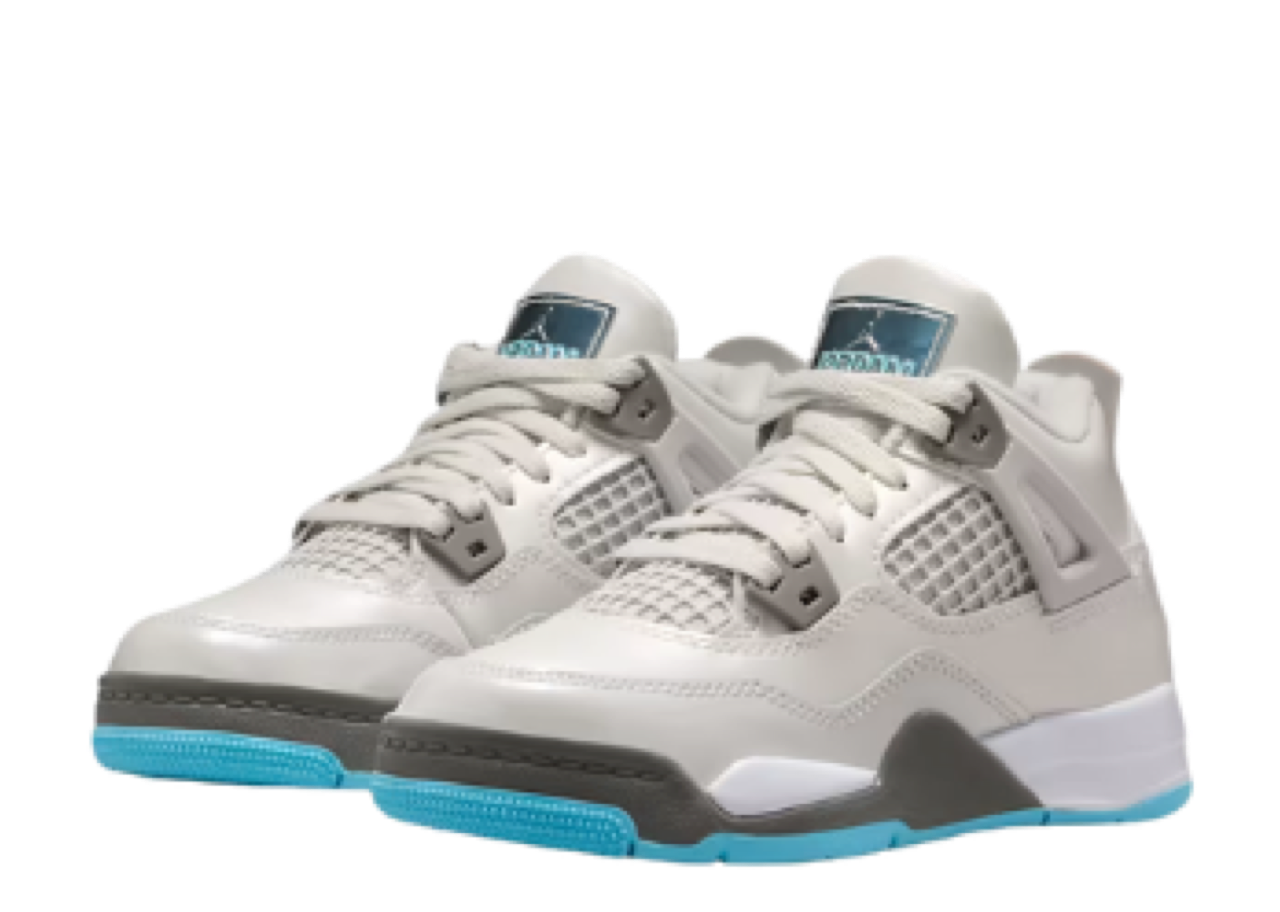 Air Jordan 4 Retro Photon Dust Blue Chill (Pre-School) - photo 2
