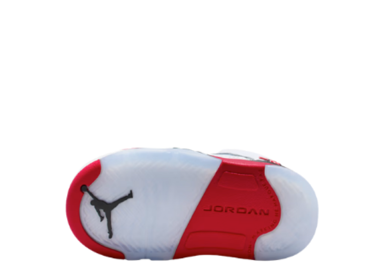 Air Jordan 5 Retro Fire Red Black Tongue (2025) (Toddler) - photo 4